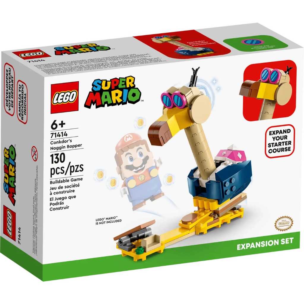 LEGO® Super Mario™ 71414 Conkdor's Noggin Bopper Expansion Set - เลโก้ใหม่ ของแท้ 💯% กล่องสวย พร้อมส