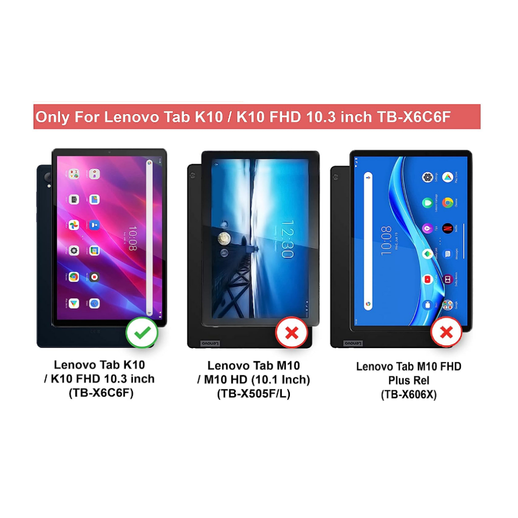 ฟิล์มกระจกนิรภัย เลอโนโว แท็ป เค10 Tempered Glass Screen รูปที่ 2