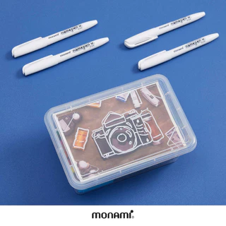 Monami ปากกามาร์คเกอร์อเนกประสงค์ รุ่น เนมเพน เอ็ม สีขาว