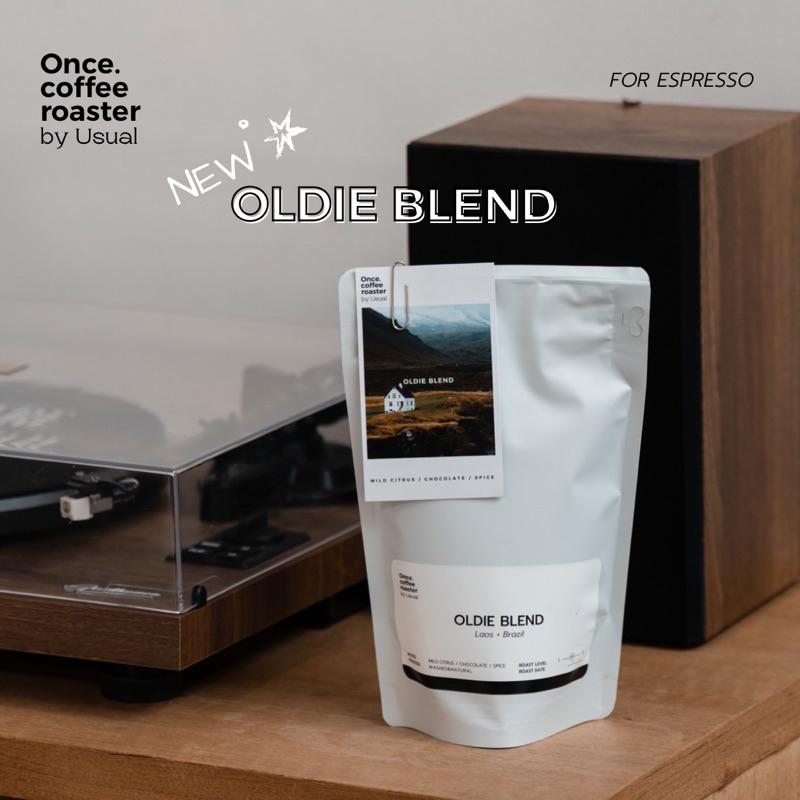 เมล็ดกาแฟคั่วกลาง Oldie blend 200-1000 กรัม (ราคาประหยัด)