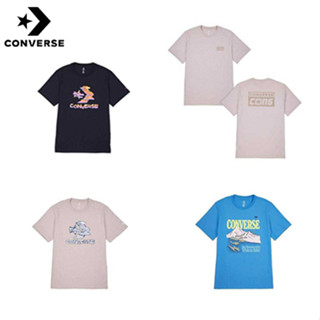 CONVERSE เสื้อยืดคอกลม เสื้อยืดสายสตรีท