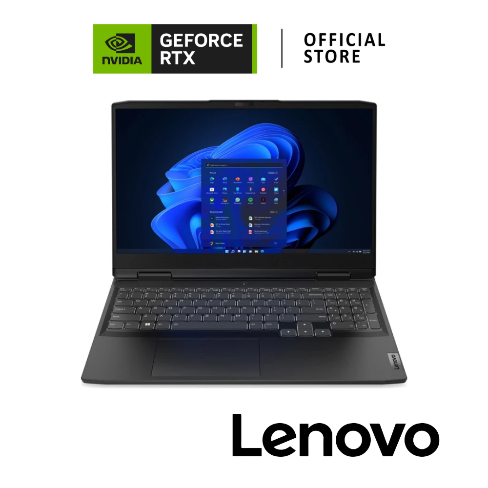 LENOVO IdeaPad Gaming 3 / NVIDIA GEFORCE RTX 3050 4G / INTEL CORE I5-12500H (15IAH7-82S900JHTA) ONYX