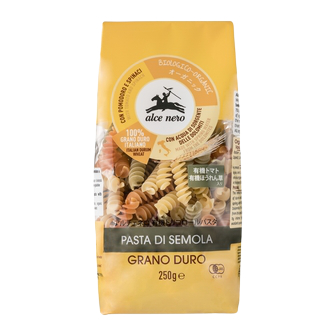 Organic Fusilli Tricolore Alce Nero 250 G.