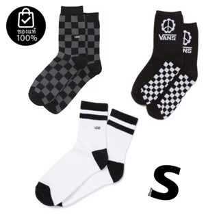 ถุงเท้าVANS SOCK HALF BLACK WHITE 1 PER PACK สินค้ามีประกันแท้