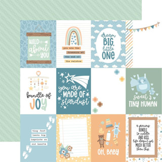 Our Baby Boy Double-Sided Cardstock 12"X12" :3"X4" Journaling Cards