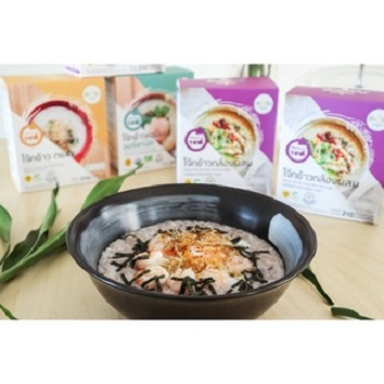 โจ๊กกึ่งสำเร็จรูป (ไม่ใส่ผงชูรส)ไม่มีโซเดียว ไม่ใส่วัตถุกันเสีย ขนาด 210กรัม