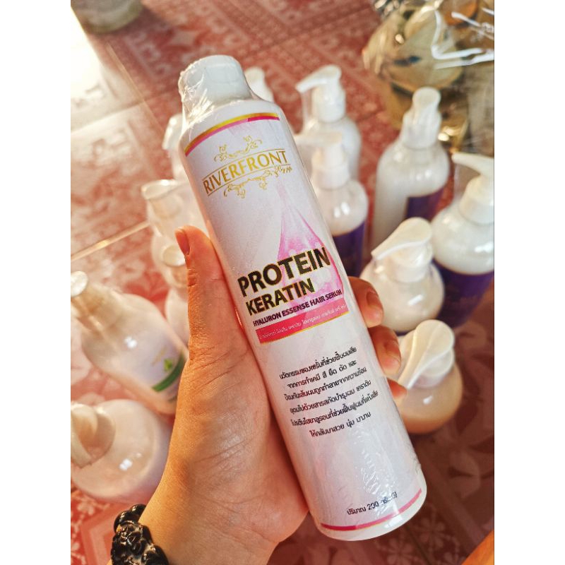โปรตีนเคราตินไฮยาเซรั่ม 3in1 บำรุง+กันความร้อน+เงา ขนาด 200 กรัม ราคาเต็ม 590 บาท