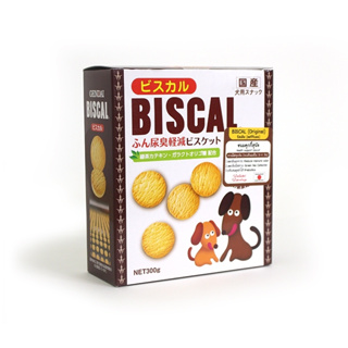 Biscal บิสเคิล ขนมคุกกี้ แบบกล่อง สำหรับสุนัข สูตรออริจินอล 300 g