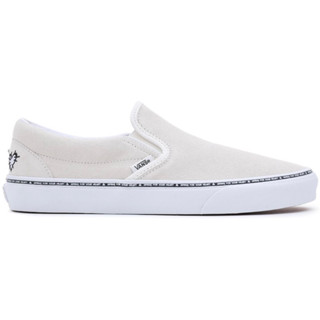 VANS SLIP ON AIMING 4 YOUR HEART LIGHT GRAY WHITE SNEAKERS สินค้ามีประกันแท้