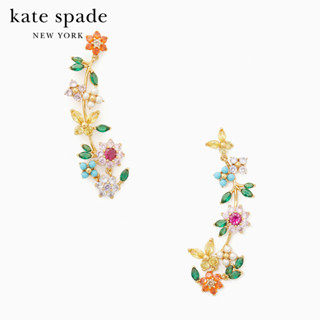 KATE SPADE NEW YORK NEW BLOOM FLOWER LINEAR EARRINGS KB464 ต่างหู