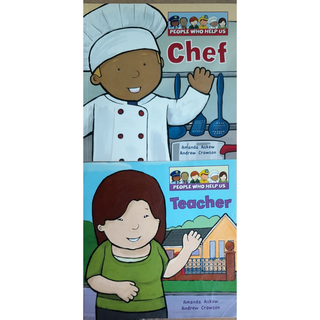 UA1 People who help us by Amanda Askew 2 in 1 หนังสือมือสอง ปกอ่อน