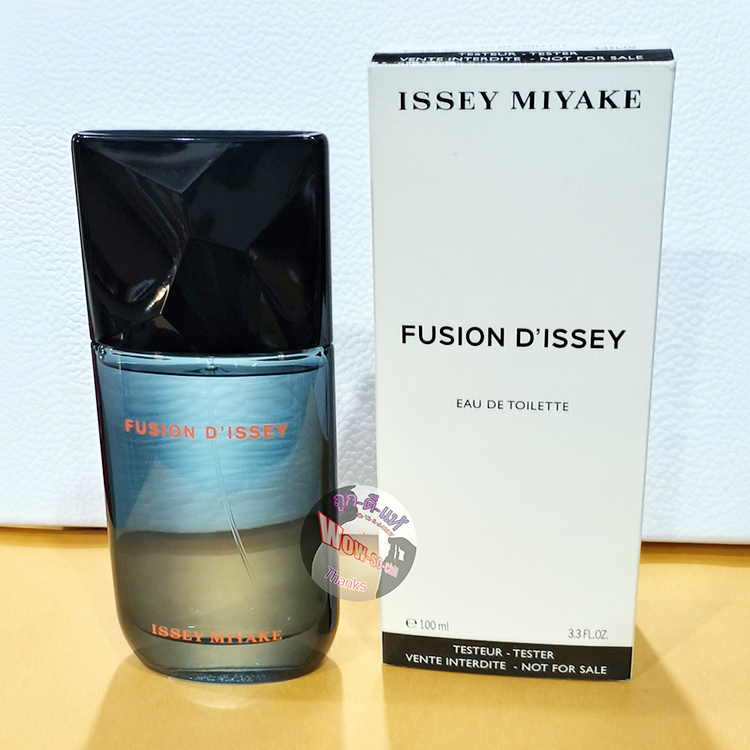 กลิ่นแบบผู้ชาย ที่มีชีวิตชีวา น้ำหอม Issey Miyake Fusion d Issey edt ขนาดปกติ 100 ml.ฉลากไทย ของแท้ 100%