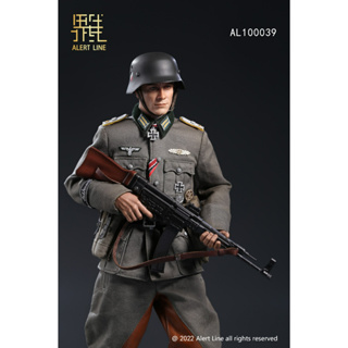 ALERT LINE 1/6 : AL100039  WWII German Cavalry Officer / War Horse(นายทหารม้า)