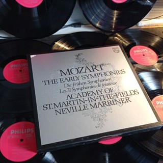 แผ่นเสียง 12 นิ้ว8LP MOZARTบรรลงเพลงคลาสสิค ยอดนิยมในอดีตและตลอดกาล ชุด The Early Symphonys ทดลองฟังได้ครับ