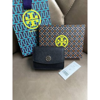 📮@1,850.-🏖🏖 SUMMER HOLYDAY SALE 9 %🏖🏖+🛒ส่งฟรี EMS🛒💯Tory burch robinson tri-fold mini wallet