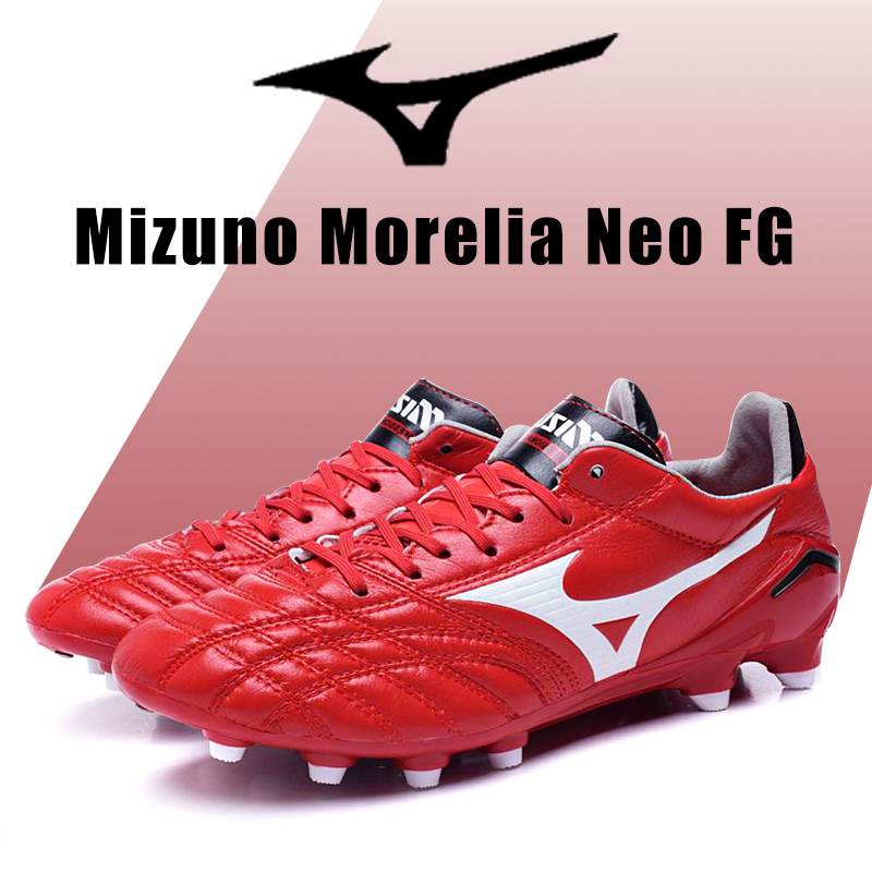 【Ready Stock】Mizuno_Morelia Neo FG  รองเท้าสตั๊ด คุณภาพสูง รองเท้าฟุตบอล รองเท้าฟุตบอลมืออาชีพ