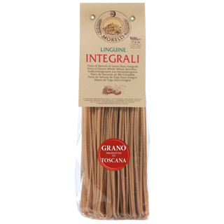 Morelli Whole Wheat Linguine มอเรลลี่ พาสต้าโฮลวีท เส้นลิงกวินี - 500g