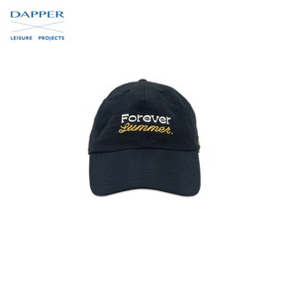 DAPPER x LEISURE PROJECTS หมวก Forever Summer Cap สีดำ (CAPB1/1000)