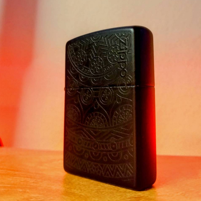 Zippo ของแท้จาก US [มือสอง]ลายสีดำ