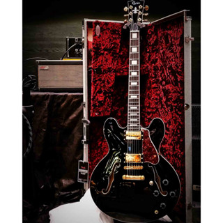 Gusta GSM Black Edition กีตาร์ไฟฟ้า Gusta GSM Semi Hollow Black Edition กีต้าร์ music Arms