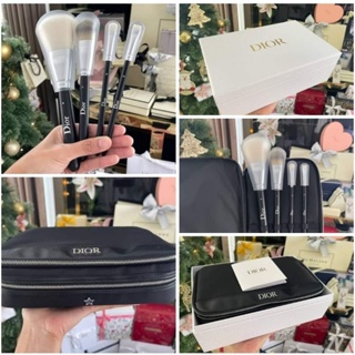 แท้ 💯% Exclusive Makeup pouch จาก ดิออร์🙀🙀🙀กระเป๋า Dior สุดหรู 1 ใบ + แปรง 4 ชิ้น มูลค่า 15,000 บ.