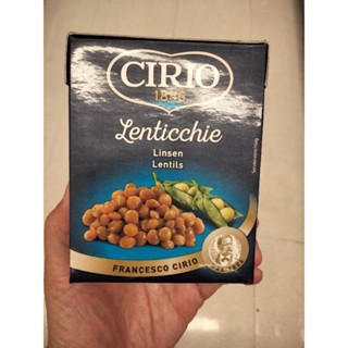 Cirio Lenticchie Linden Lentils ถั่วเลนทิวใน ซอสมะเขือเทศ ซีรีโอ 380  กรัม