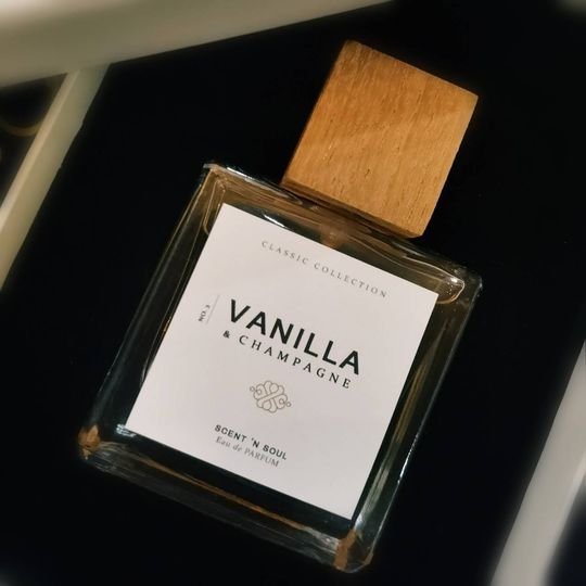 SCENT ' N SOUL : Vanilla &amp; Champagne EDP 30 ml.