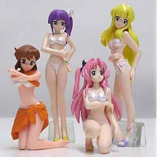 Bandai : Girls Bravo - Moe A La Mode - Full set of 4 figure - งานแท้ มือสอง มีของ/ตำหนิตามภาพ