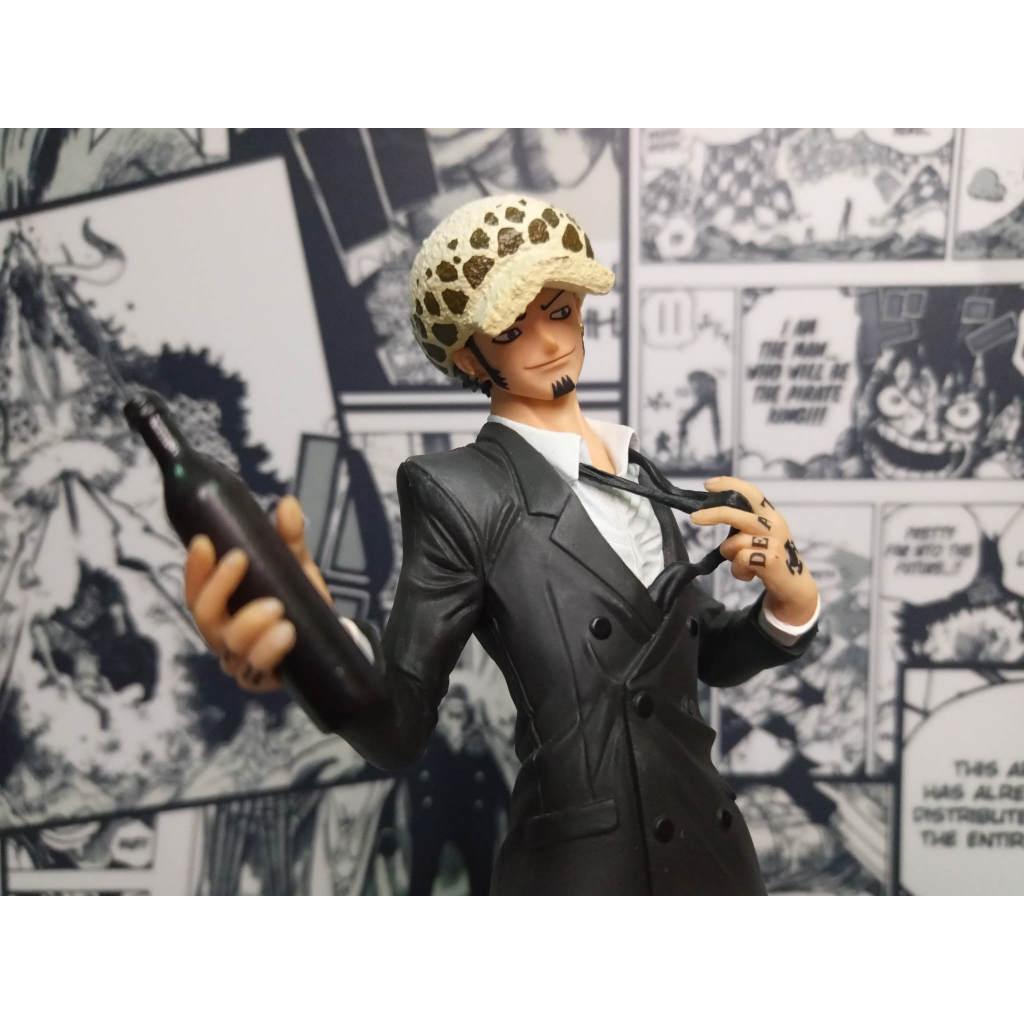 ลอว์  จับฉลาก A วันพีช One Piece Figurine Figure Ichiban Kuji A Prize History of Statue Trafalgar Law ของแท้