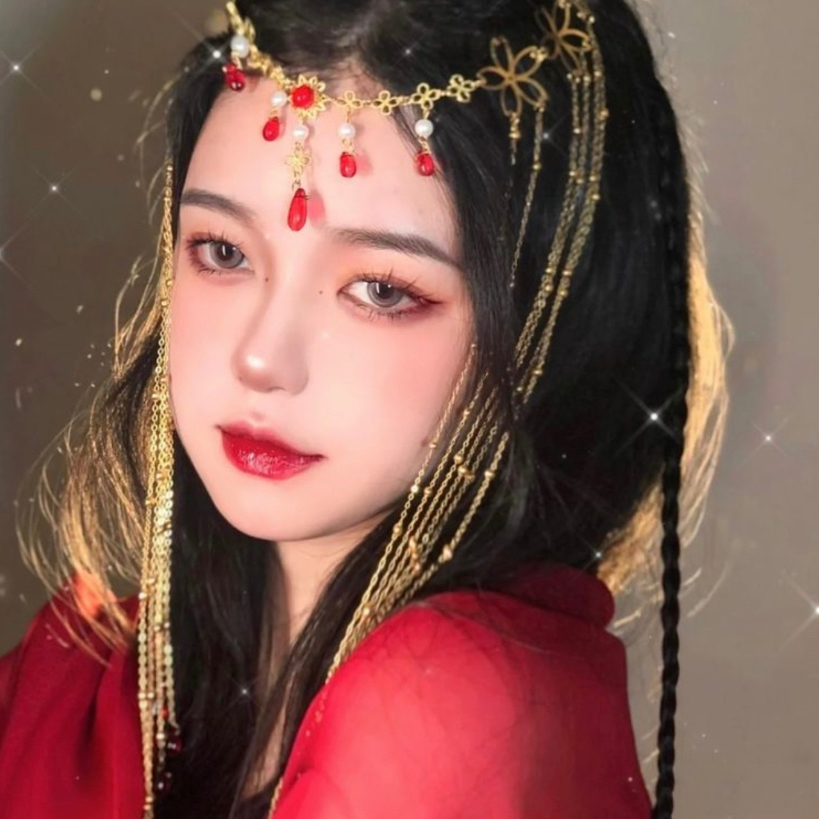 ☯️ พร้อมส่ง ꒱·˚💨 สีทอง / สีเงิน กิ๊บ คาดผม คาดหน้าผาก แต่งปลายพู่ * ꒱📯𓈒 สไตล์จีน แฟร์รี่ เอล์ฟ คอสเพลย์ *°🎐