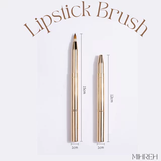 (พร้อมส่ง) แปรงทาลิปสติก 2 หัว พร้อมฝาปิด แปรงทาลิปพร้อมฝาปิด (BR30)