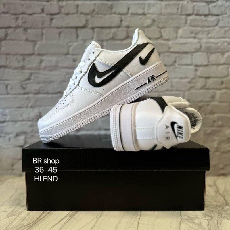 Nike Air Force 1 (size36-45) white black