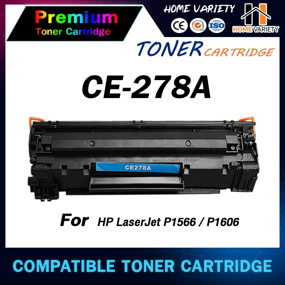 HOME CE278A CE-278A 278A 78A 278 LASER TONER ตลับหมึกเลเซอร์ FOR HP LaserJet P1566 P1606
