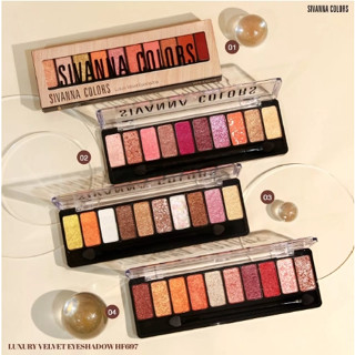 ทาตา เนื้อครีมติดดีเวอร์ SIVANNA COLORS Luxury Velvet Eyeshadow #HF697