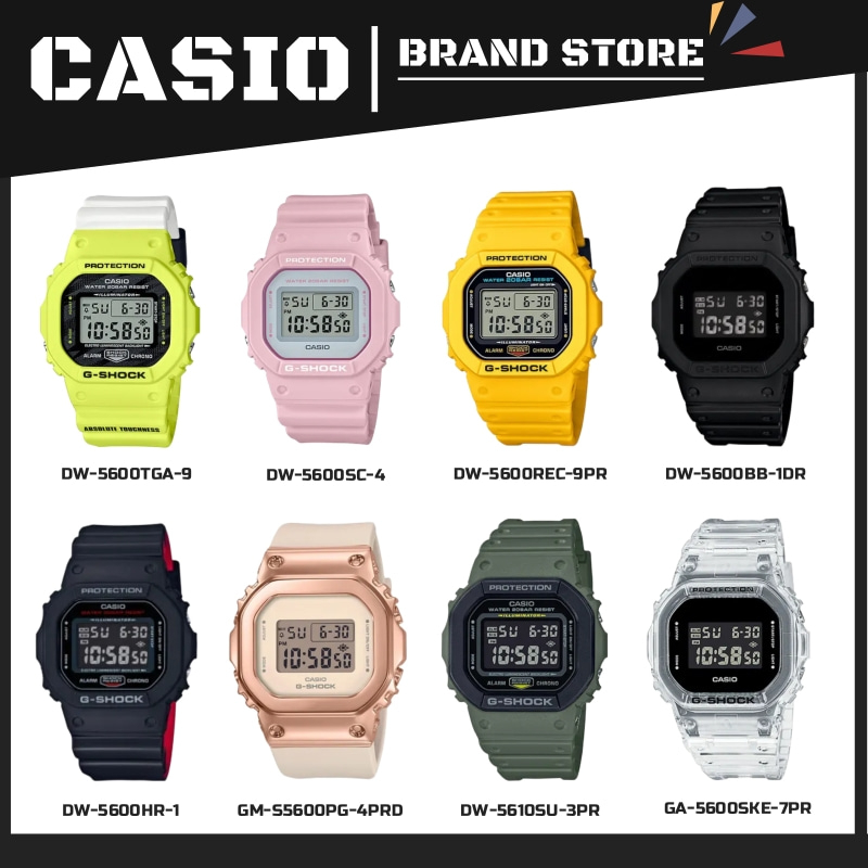 (ส่งฟรี) CASIO G-SHOCK WATCH รุ่น DW-5600 คาสิโอ ดู นาฬิกาข้อมือผู้หญิง นาฬิกาข้อมือผู้ชาย