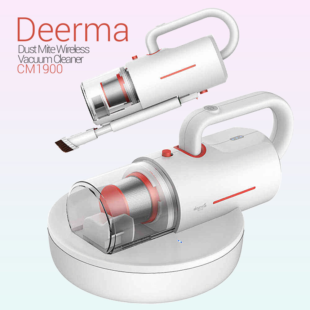 Deerma Dust Mite Wireless Vacuum Cleaner Electric CM1900 เครื่องดูดไรฝุ่นไร้สายยี่ห้อ Deerma รุ่น CM1900