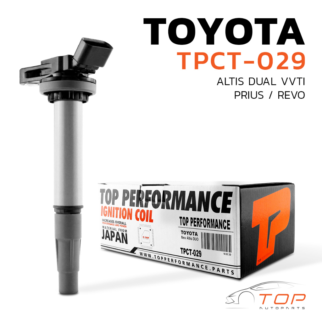 คอยล์จุดระเบิด TOYOTA ALTIS DUAL / PRIUS / CHR / 1ZR 2ZR 3ZR- TPCT-029 - TOP คอยล์ อัลติส ดูโอ้ พรีอ