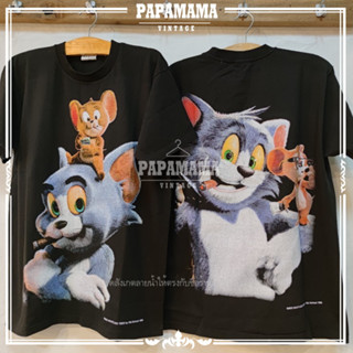 [ TOM and JERRY ] The Legendary Animation  The Original Bootleg เสื้อการ์ตูน เสื้อวินเทจ papamama vintage shirts