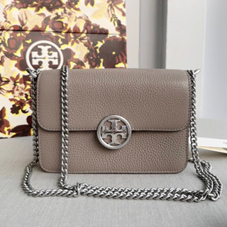 Tory Burch Olivia Mini Crossbody Bag 141659 สายโซ่ปรับสะพายไหล่ได้ ครอสได้ ใส่ Iphone promax ได้ค่ะ