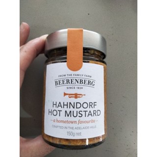 Beerenberg Hahndirf Hot Mustard มัสตาร์ด ปรุงรส บีเรนเบิร์ด 150g