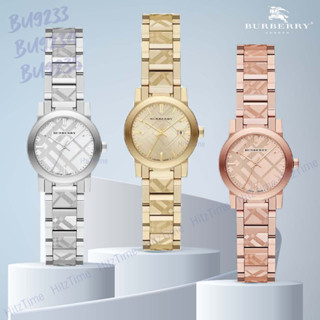 นาฬิกา Burberry นาฬิกาข้อมือผู้หญิง แบรนด์เนม ของแท้ รุ่น BU9233 BU9235 แบรนด์ Burberry Watchbrand นาฬิกากันน้ำ