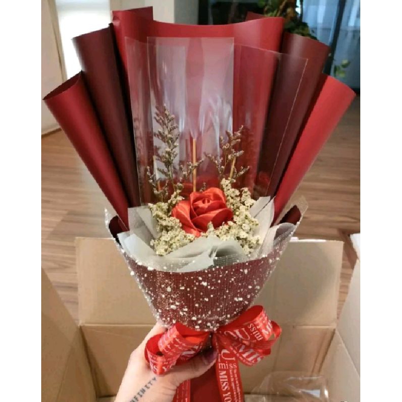 [ พร้อมส่ง ] อันละ 6 บาท ไม้เสียบธนบัตร ช่อดอกไม้ปัจฉิม บัณฑิตน้อย