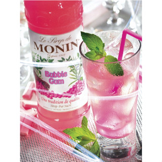 (HomeKoffee) MONIN Bubble Gum Syrup โมนิน ไซรัปหมากฝรั่ง บรรจุขวด 700 ml. น้ำเชื่อม MONIN กลิ่น “Bubble Gum”