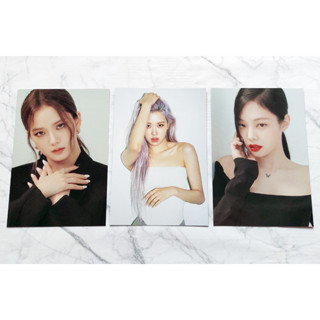 Postcard Jisoo Rosé Jennie สุ่ม จาก CD อัลบั้ม BLACKPINK - THE ALBUM พร้อมส่ง โปสการ์ด Card จีซู โรเซ่ เจนนี่