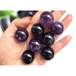 1 Piece Natural Amethyst For Crystal Mini Amethyst Sphere, Birthstone, Crystal Ball-Metaphysical Healing Meditation