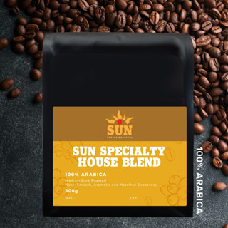 SUN Specialty House Blend (BRAZIL &amp; EL SALVADOR BLEND) 200G/500G