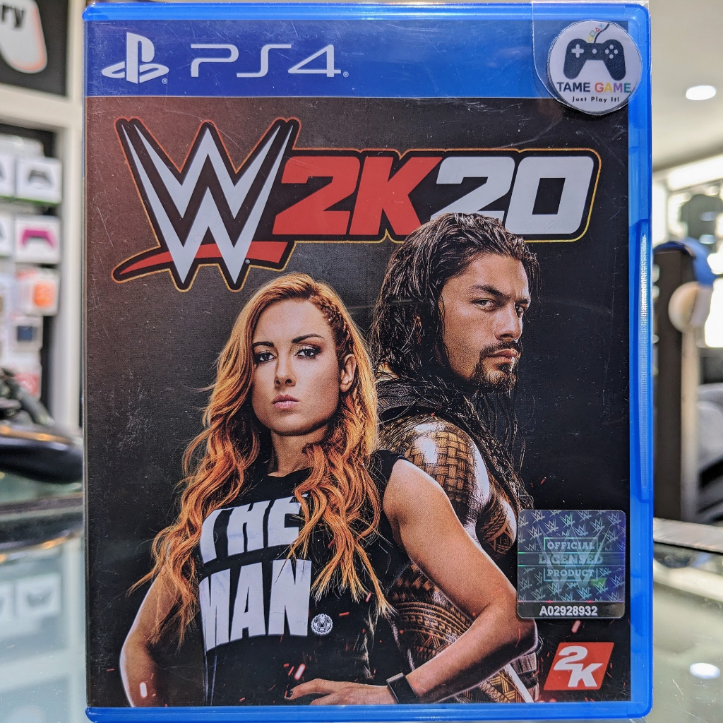 (ภาษาอังกฤษ) มือ2 WWE 2K20 เกมPS4 แผ่นPS4 มือสอง (เล่นกับ PS5 ได้ มวยปล้ำ เกมกีฬา WWE2020 WWE 2020 W