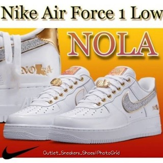 รองเท้า Nike Air Force 1 Low Nola White Women ส่งฟรี