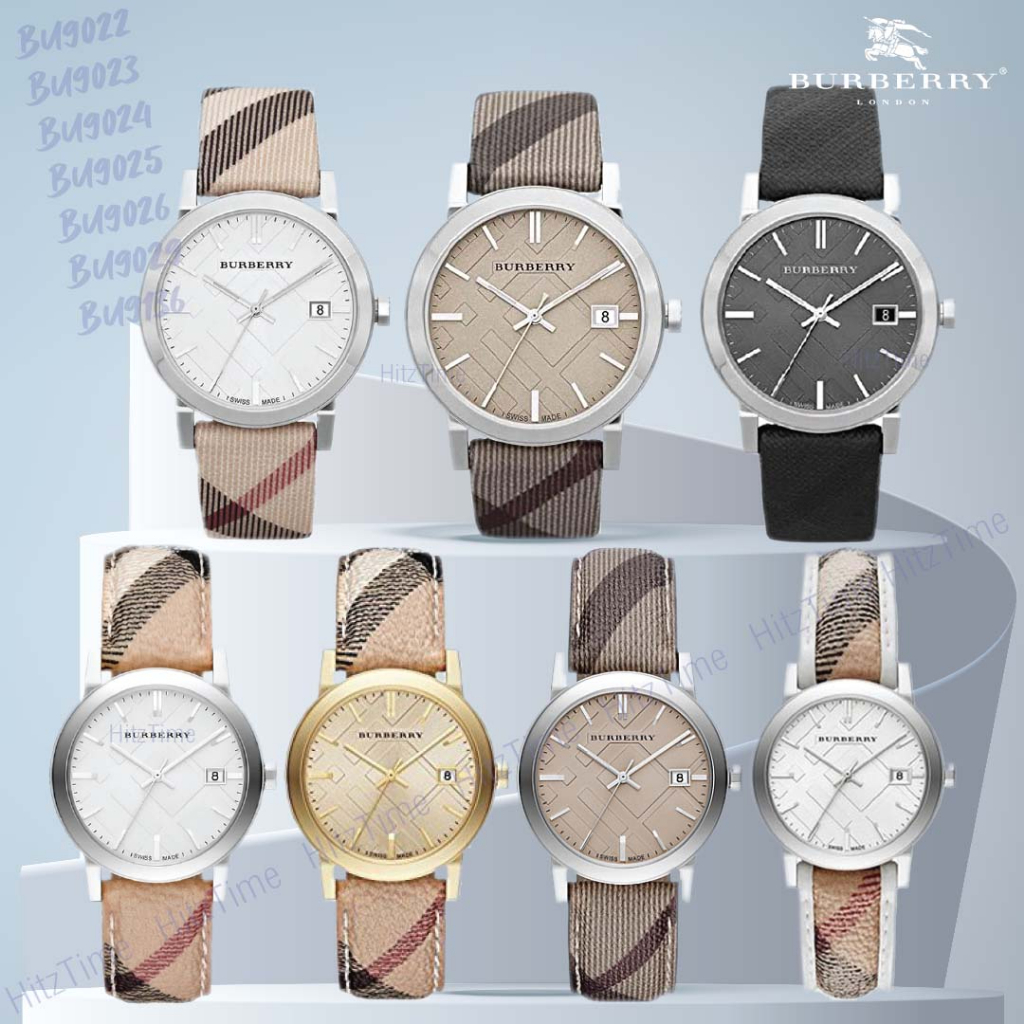 นาฬิกา burberry นาฬิกาข้อมือผู้หญิง แบรนด์เนม ของแท้ รุ่น BU9022 BU9025 แบรนด์ burberry  Watchbrand 