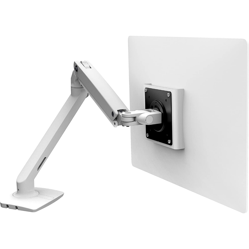 Ergotron MXV Desk Mount Monitor Arm (White) - 45-486-216 for Monitors Up to 34 Inches